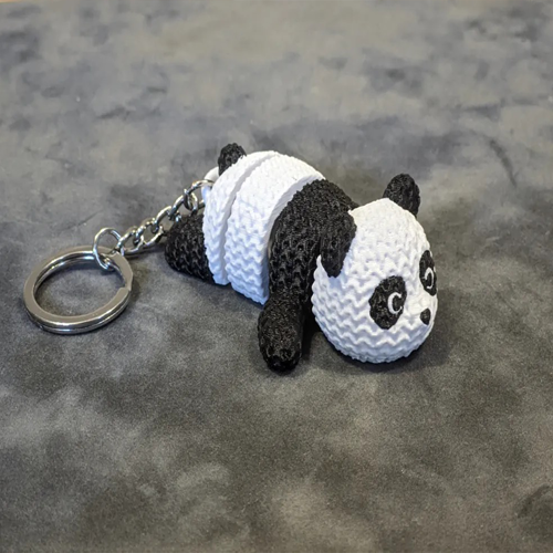 Eklemli Panda Anahtarlık